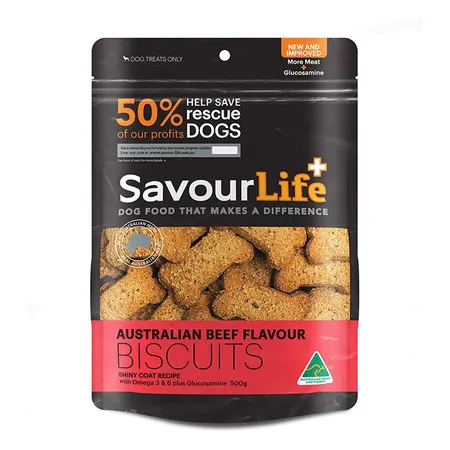 Savourlife Beef Biscuit Dog Treat 500g