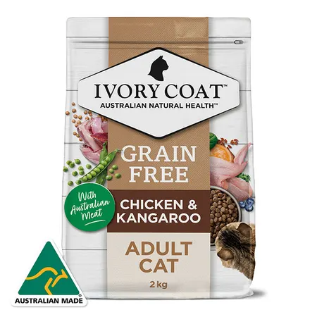 Ivory Coat Chicken & Roo Adult Cat Food 2kg