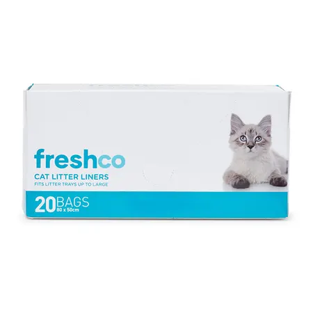 Freshco Cat Litter Liner 80x50cm 20PK