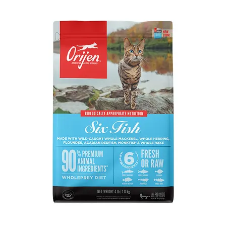 Orijen Six Fish Adult Cat Food 1.8kg