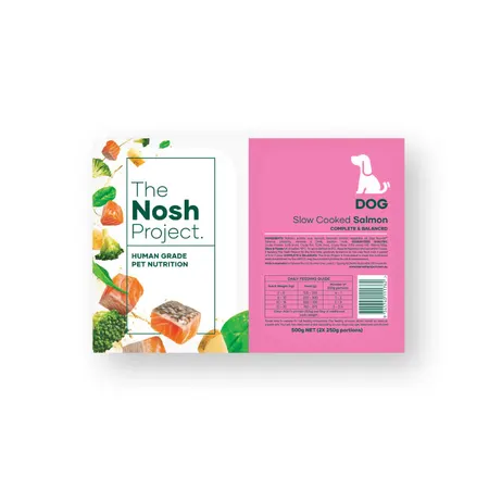 The Nosh Project Salmon Bowl Adult Dog Meal 500g