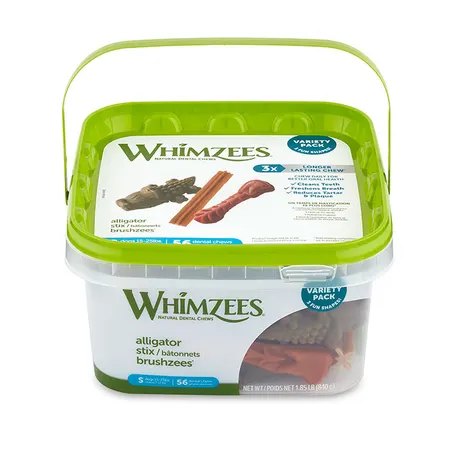 Whimzees Brushzees Dog Treat Variety Value Box Sx56 Small