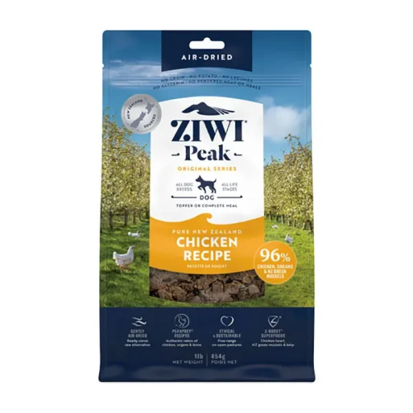 Ziwi Peak Air Dried Chicken Adult Dog Food 454g