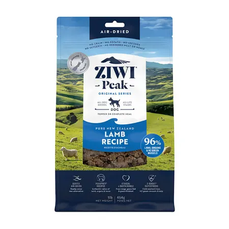 Ziwi Peak Air Dried Lamb Adult Dog Food 454g