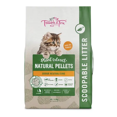 Trouble & Trix Natural Cat Litter 10L