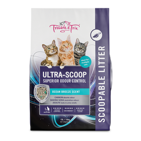 Trouble & Trix Ultra Scoop Cat Litter 10L