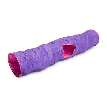 All Day Kitty Tunnel Cat Toy Blue Purple Assorted