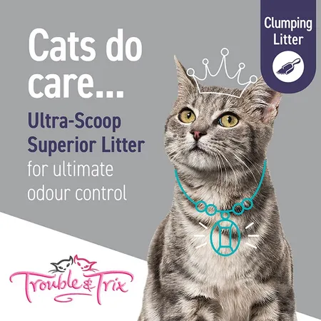 Trouble & Trix Ultra Scoop Cat Litter 10L